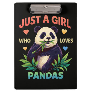Carpeta De Pinza Solo una chica que ama pandas lindo