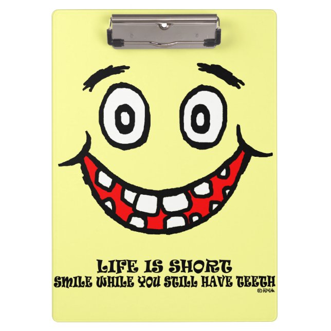 Carpeta De Pinza Sonrisa mientras que usted todavía tiene dientes (Anverso)