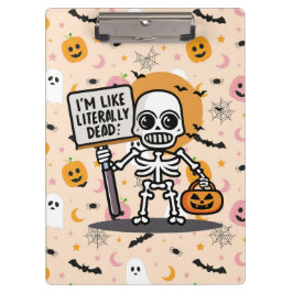 Carpeta De Pinza Soy como un Halloween de diversión Spooktacular li