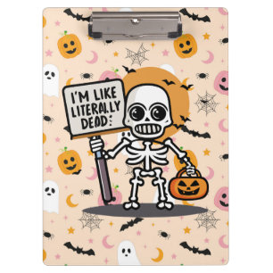 Carpeta De Pinza Soy como un Halloween de diversión Spooktacular li