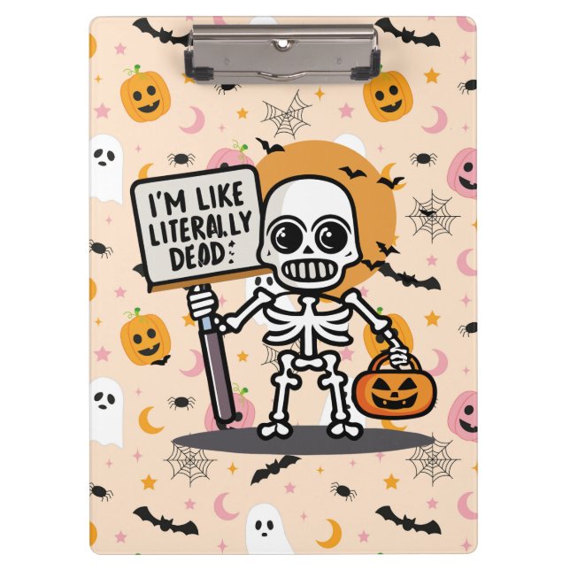 Carpeta De Pinza Soy como un Halloween de diversión Spooktacular li (Anverso)