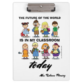 Carpeta De Pinza Soy profesor. Regalo personalizado