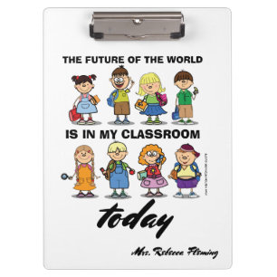 Carpeta De Pinza Soy profesor. Tableros de encargo del regalo