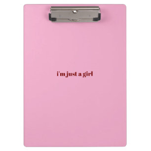 Carpeta De Pinza soy solo una chica