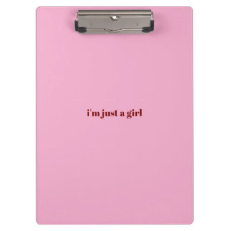 Carpeta De Pinza soy solo una chica