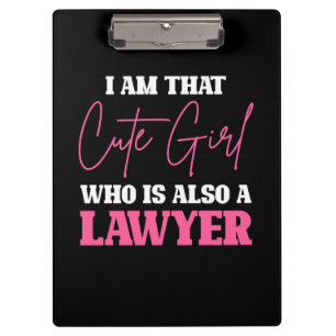 Carpeta De Pinza Soy Un Chica De Abogados Astuto