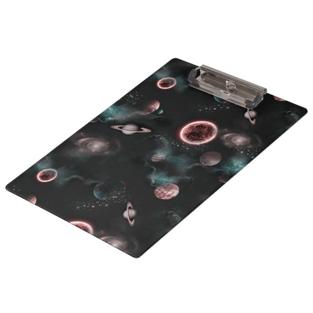 Carpeta De Pinza Space Pattern  (Angular)