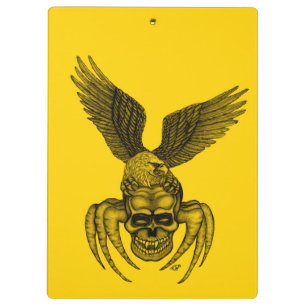 Carpeta De Pinza Spiderskull con águila