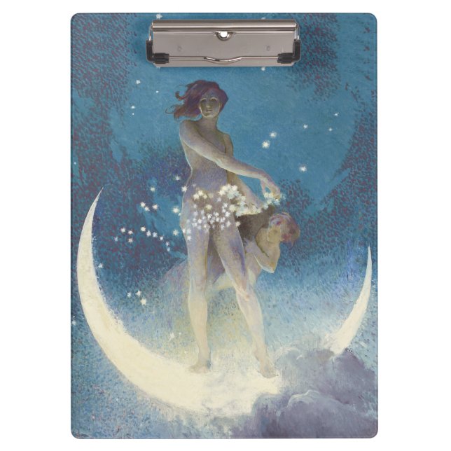 Carpeta De Pinza Spring Scattering Stars vintage illustration (Anverso)
