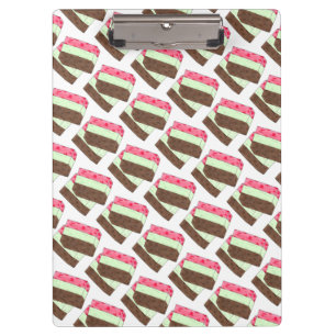 Carpeta De Pinza Spumoni Italiano Gelato Helado Spumone