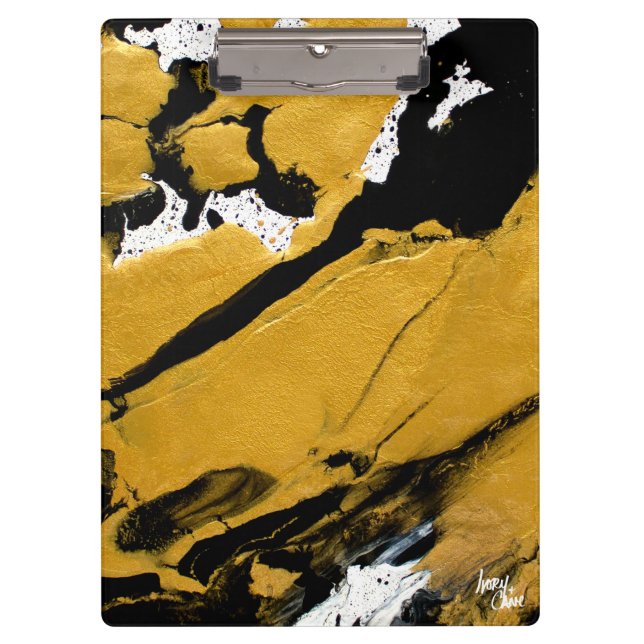 Carpeta De Pinza SPWW encendió Soul Black & Gold Resumen (Anverso)