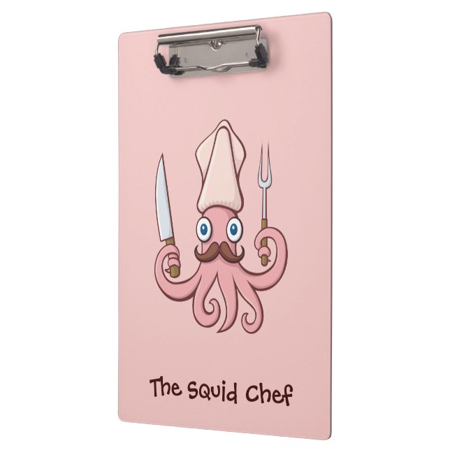 Carpeta De Pinza Squid Chef Personalizado (Izquierda)