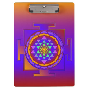 Carpeta De Pinza SRI YANTRA colorido + tus ideas