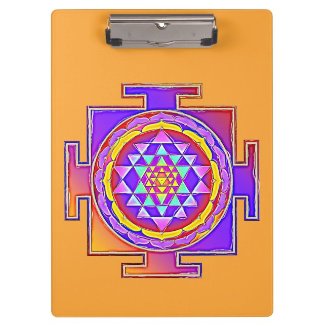 Carpeta De Pinza Sri Yantra - Diseño de símbolo del hinduismo 1 (Anverso)
