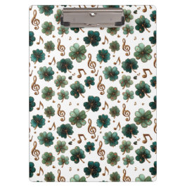 Carpeta De Pinza St. Patrick’s Day Musical Shamrock