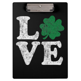 Carpeta De Pinza St Patrick's Day LOVE Shamrock Irish