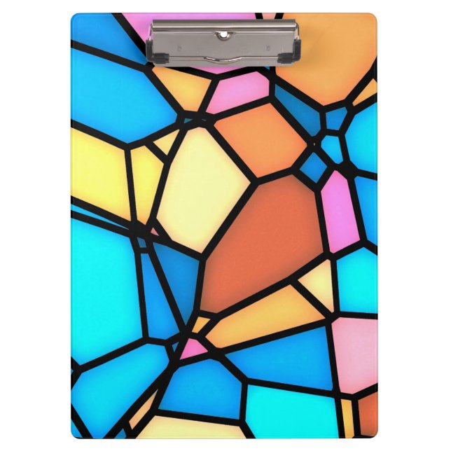 Carpeta De Pinza Stain Glass Lite (Anverso)