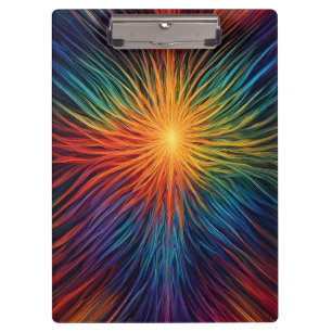 Carpeta De Pinza Starburst arcoiris