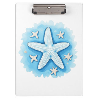 Carpeta De Pinza Starfish in Blue
