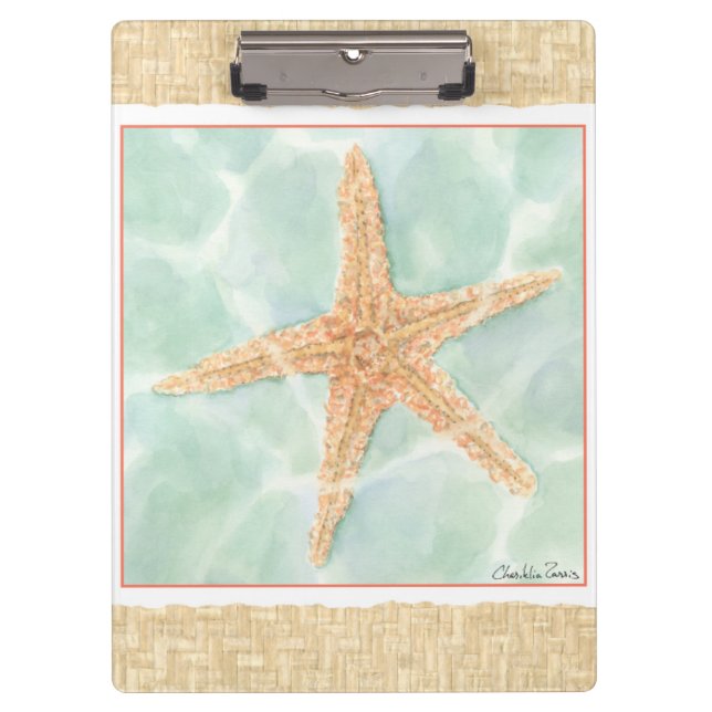 Carpeta De Pinza Starfish náutico en el agua (Anverso)