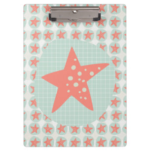 Carpeta De Pinza Starfish Whimsical Sea Ocean Nautical
