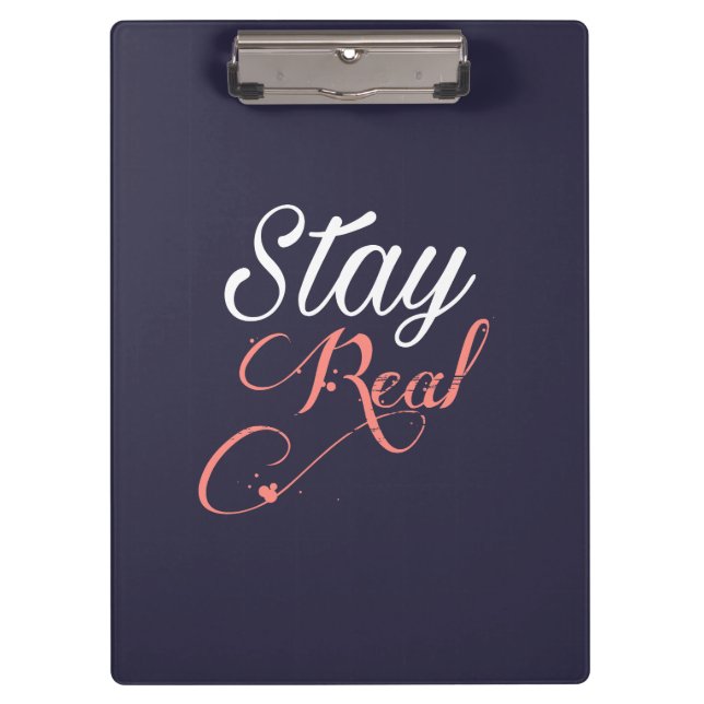 Carpeta De Pinza Stay Real (Anverso)