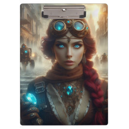 Carpeta De Pinza Steampunk Victorian Industrial Lady Adventuress