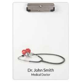 Carpeta De Pinza Stethoscope with Heart | Medical Care & Healthcare