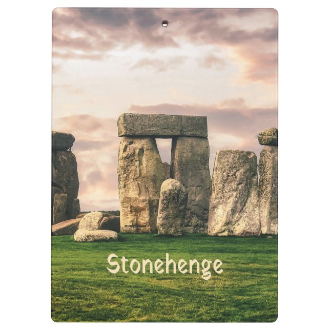 Carpeta De Pinza Stonehenge Inglaterra Reino Unido (Reverso)