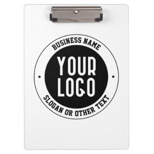 Carpeta De Pinza Su logotipo o diseño comercial Texto editable en