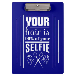 Carpeta De Pinza Su pelo es el 90% de su Selfie