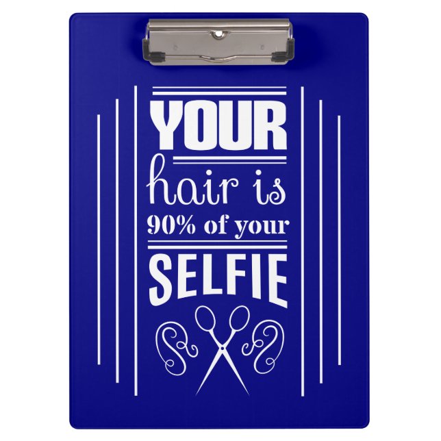 Carpeta De Pinza Su pelo es el 90% de su Selfie (Anverso)