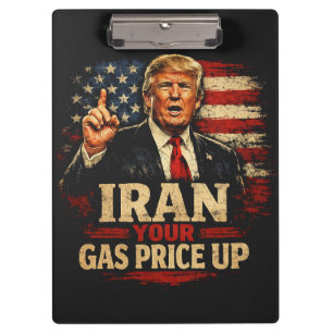 Carpeta De Pinza Sube el precio de tu gasolina Irán