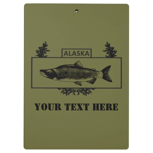 Carpeta De Pinza Subediada insignia de pescador de combate Alaska (Reverso)