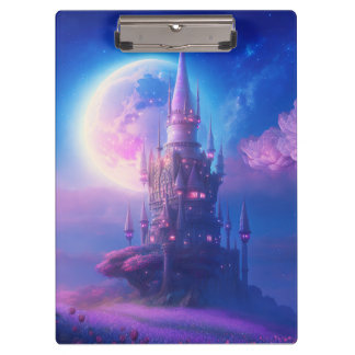 Carpeta De Pinza Sueños de castillo iluminados por luna