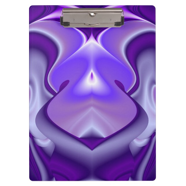 Carpeta De Pinza Sueños de flores moradas (Anverso)