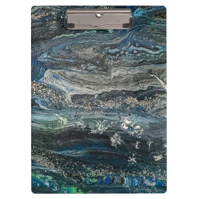 Carpeta De Pinza Sueños de la pintura abstracta del Océano 20 (Anverso)