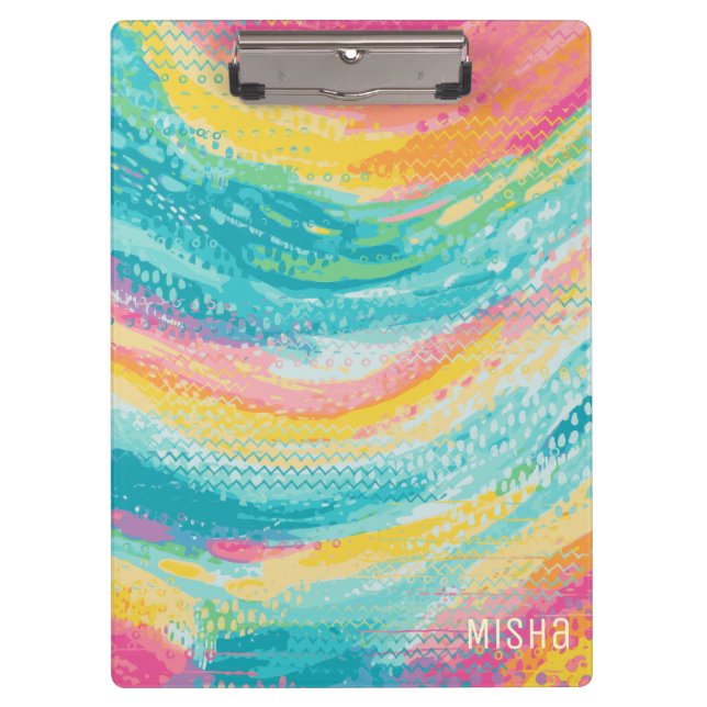 Carpeta De Pinza Sueños de piscina de marea tropical (Anverso)