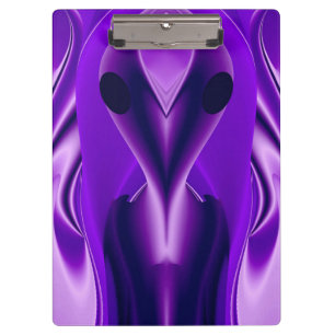 Carpeta De Pinza Sueños del arcoiris púrpura 3D , Alien