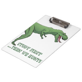Carpeta De Pinza Suministros de la escuela de dinosaurios T-Rex