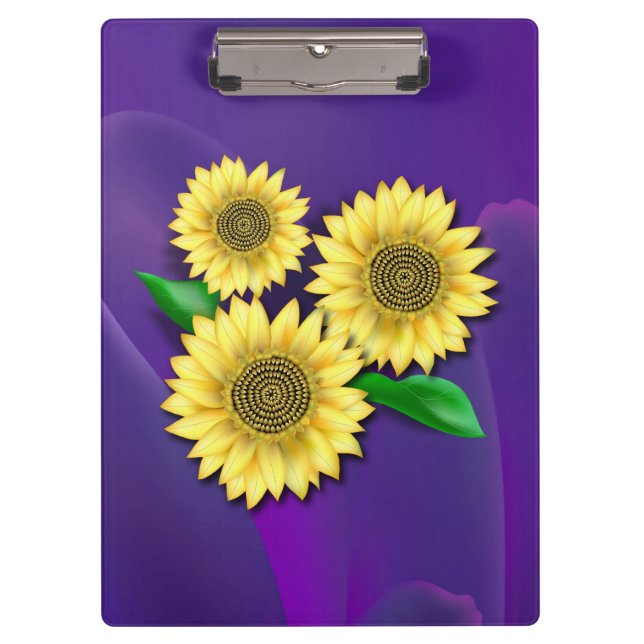 Carpeta De Pinza Sunflower (Anverso)