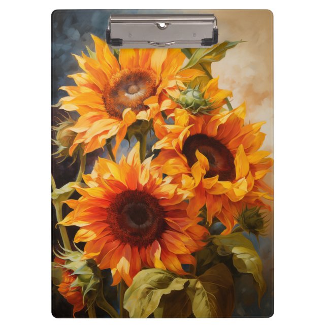 Carpeta De Pinza Sunflowers (Anverso)