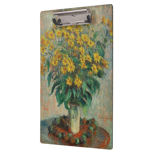 Carpeta De Pinza Sunflowers (Claude Monet, 1880) (Izquierda)