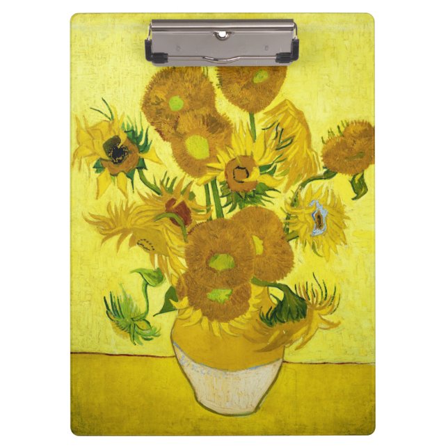 Carpeta De Pinza Sunflowers Vincent van Gogh (Anverso)