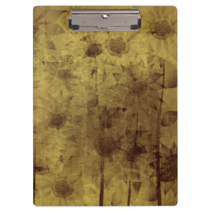 Carpeta De Pinza Sunflowers Vintage