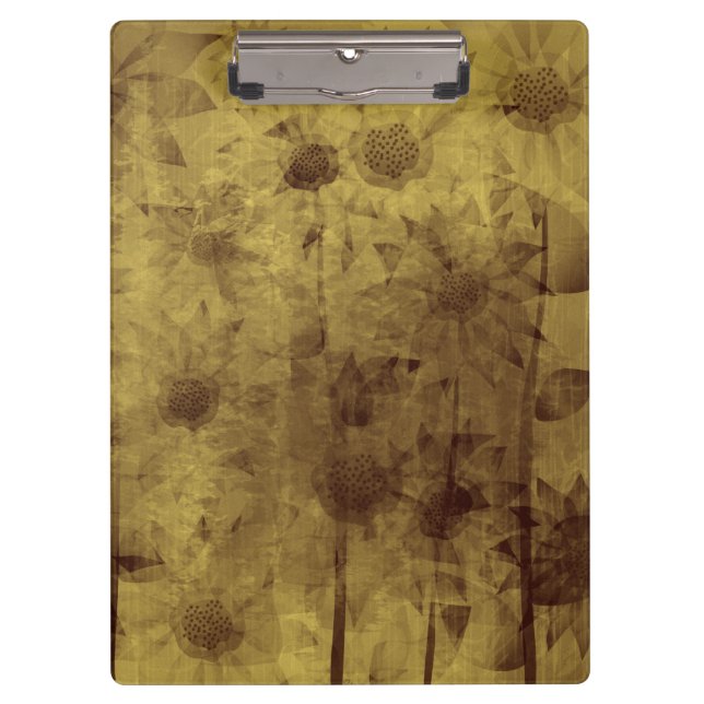 Carpeta De Pinza Sunflowers Vintage (Anverso)
