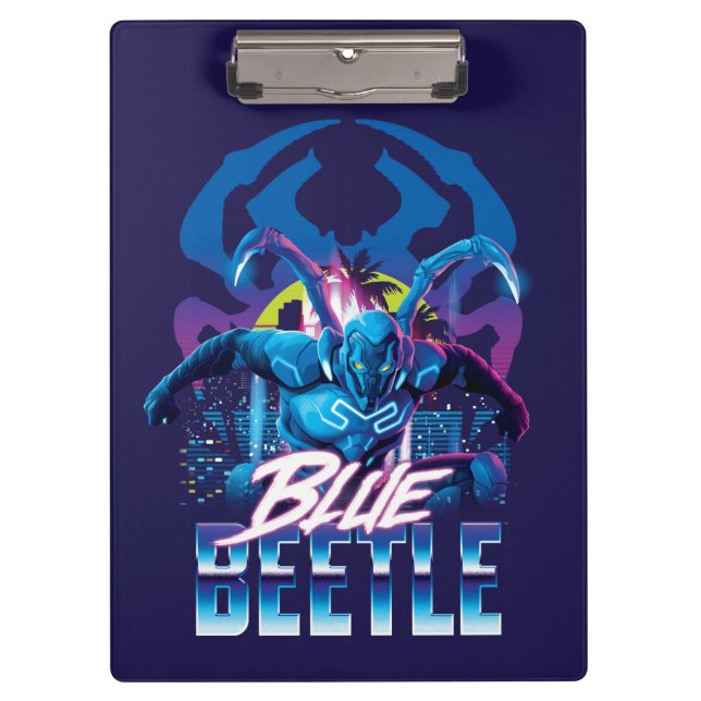 Carpeta De Pinza Sunset de Blue Beetle Retrowave City (Anverso)