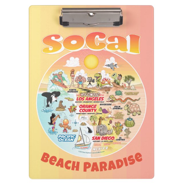 Carpeta De Pinza Sunset SoCal (Anverso)