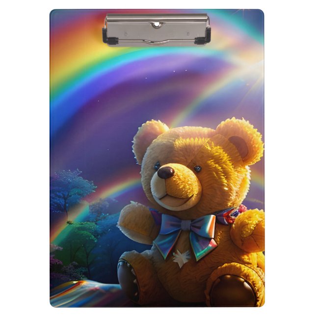 Carpeta De Pinza Sunshine Rainbow Teddy Bear Wonderland (Anverso)