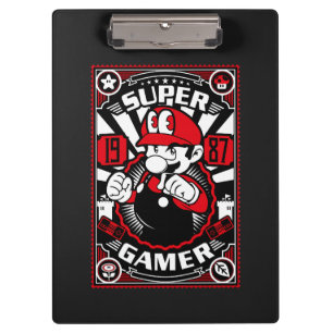 Carpeta De Pinza Super Gamer Juegos Retro